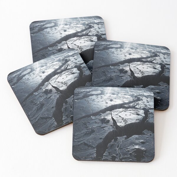 Item preview, Lunar Surface Fracture Cosmic Landscape designed and sold by QuantumDrift.