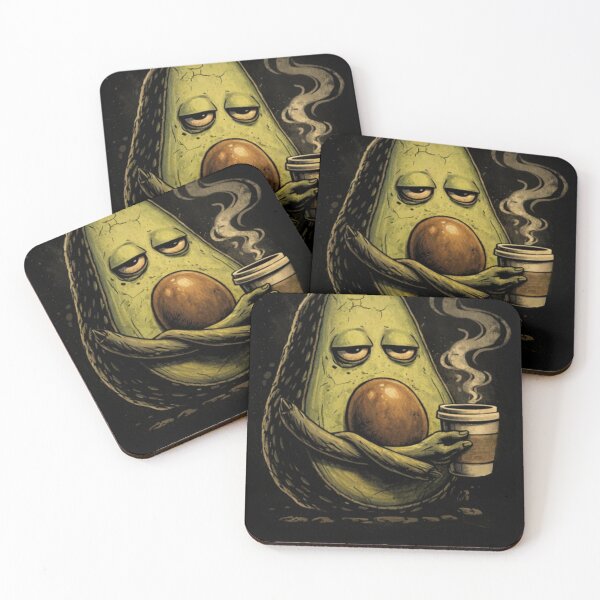 Item preview, Avocado I Need Caffee designed and sold by MyseryInk Shop.