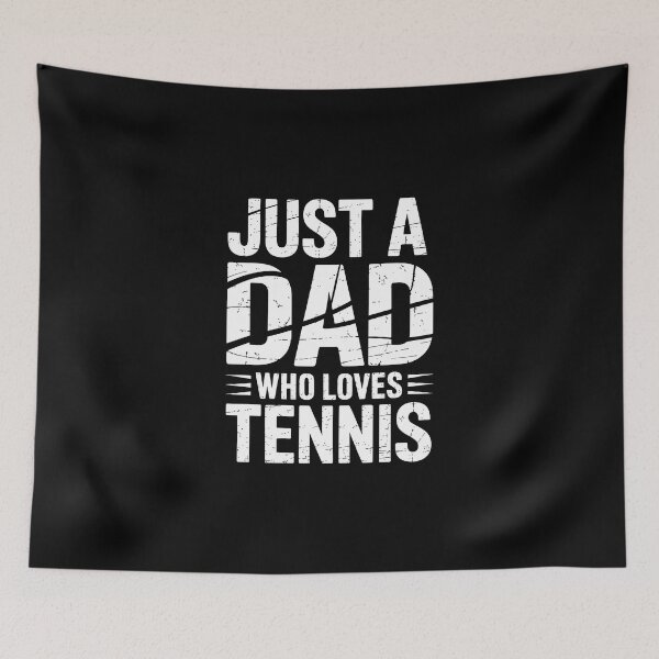 Item preview, Just a Dad Who Loves Tennis designed and sold by jkrphoto.