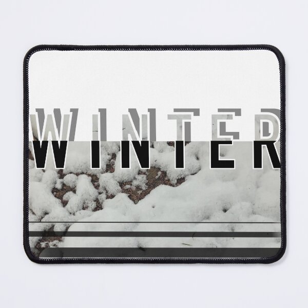 Item preview, Minimalist Winter Snow Texture Typography designed and sold by KilLyNoir.