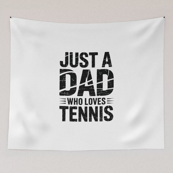 Item preview, Just a Dad Who Loves Tennis designed and sold by jkrphoto.