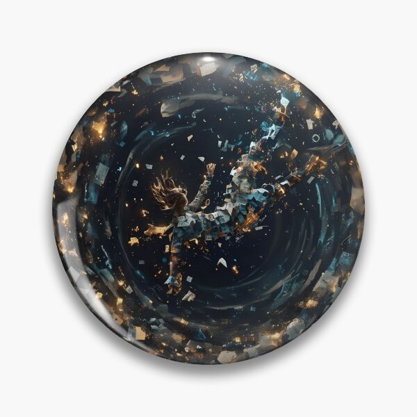 Item preview, Vortex of Thoughts - Surreal Falling Through Scattered Pages designed and sold by MouradStudio.