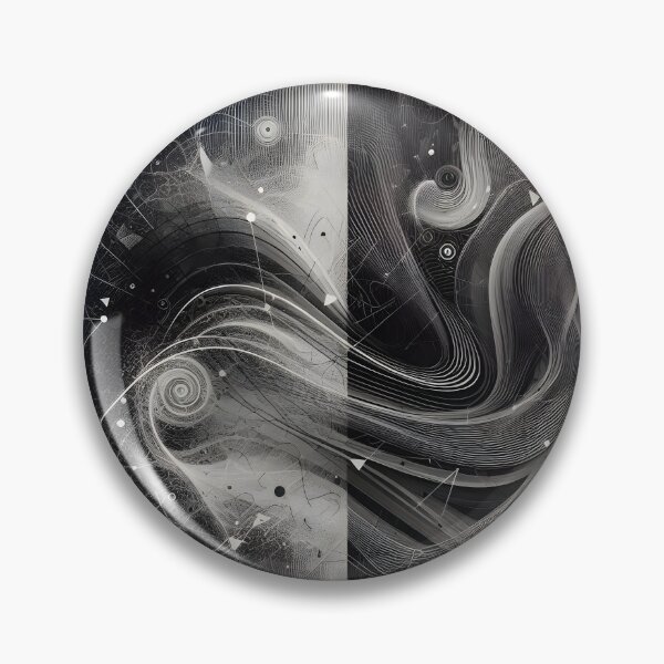 Item preview, Duality of Mind - Geometric and Organic Abstract Flow designed and sold by MouradStudio.