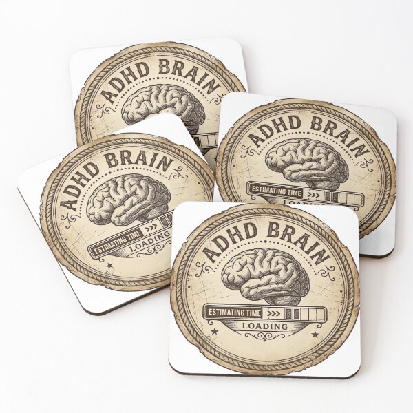 Item preview, ADHD Brain Estimating Time Loading designed and sold by urbinet.