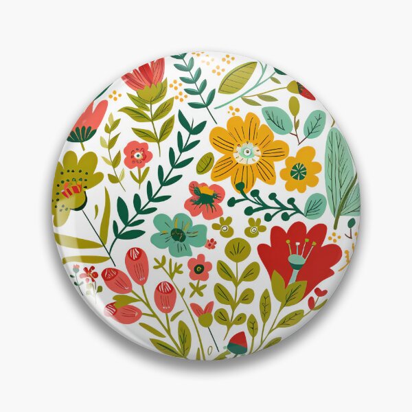 Item preview, Colorful Folk Art Floral Heart - Vibrant Botanical Love Art Print designed and sold by DesignArtist.ia.