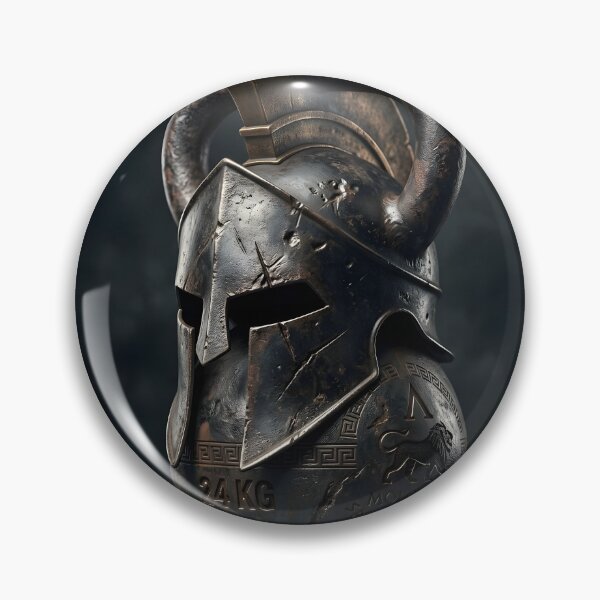 Item preview, Spartan Strength Molon Labe Kettlebell Helmet designed and sold by MouradStudio.