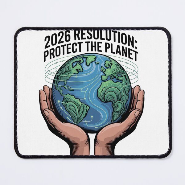 Item preview, 2026 Resolution Protect The Planet — Hands Holding Ornate Earth Globe Environmental Activist Tee designed and sold by proearth2022.