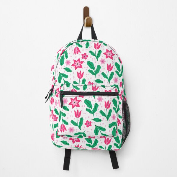 Item preview, pattern with pink flowers designed and sold by burbura.