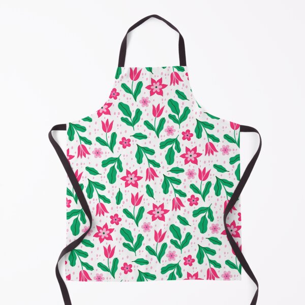 Item preview, pattern with pink flowers designed and sold by burbura.