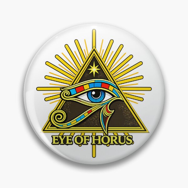 Item preview, Ancient Egyptian Symbols – Eye of Horus Ankh Sacred Art designed and sold by GulfSignature.