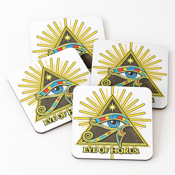 Item preview, Ancient Egyptian Symbols – Eye of Horus Ankh Sacred Art designed and sold by GulfSignature.