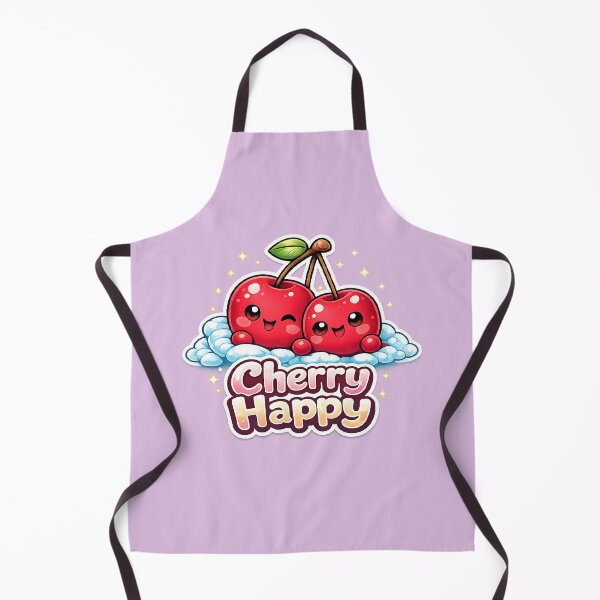 Item preview, Cute Kawaii Cherries – Cute Cherry Happy Design designed and sold by apanoracar.