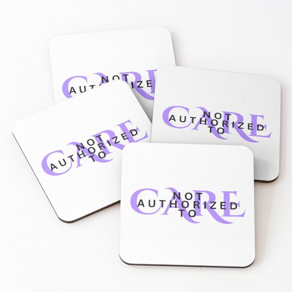 Item preview, Off-Book Disinterest: Not Authorized To CARE designed and sold by PureTypeStudio.