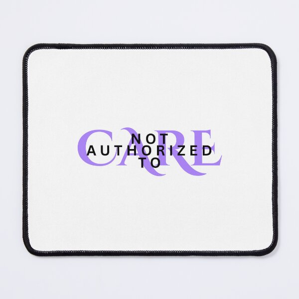 Item preview, Off-Book Disinterest: Not Authorized To CARE designed and sold by PureTypeStudio.