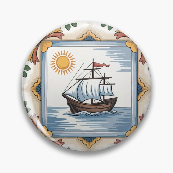 Item preview, Portuguese Azulejo Tile Pattern – Vintage 16th Century Blue Ceramic Design designed and sold by Tamas Das.
