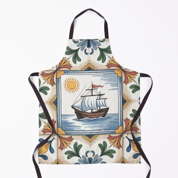 Item preview, Portuguese Azulejo Tile Pattern – Vintage 16th Century Blue Ceramic Design designed and sold by Tamas Das.