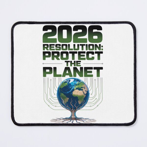 Item preview, 2026 Resolution Protect The Planet — Green Tech Tree Roots Earth Globe Environmental Graphic Tee designed and sold by proearth2022.