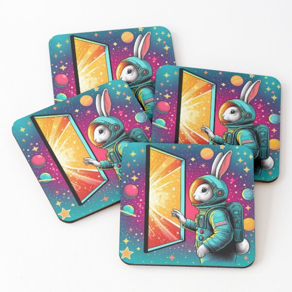 Item preview, Astronaut Rabbit – Cosmic Space Adventure Design designed and sold by Dogandesighn.
