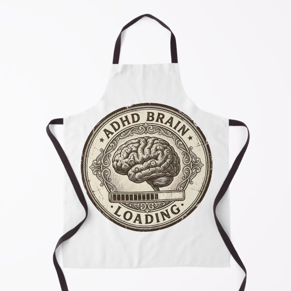 Item preview, ADHD Brain Loading Vintage Emblem designed and sold by urbinet.