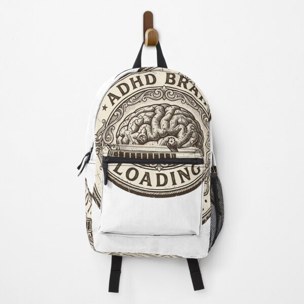 Item preview, ADHD Brain Loading Vintage Emblem designed and sold by urbinet.