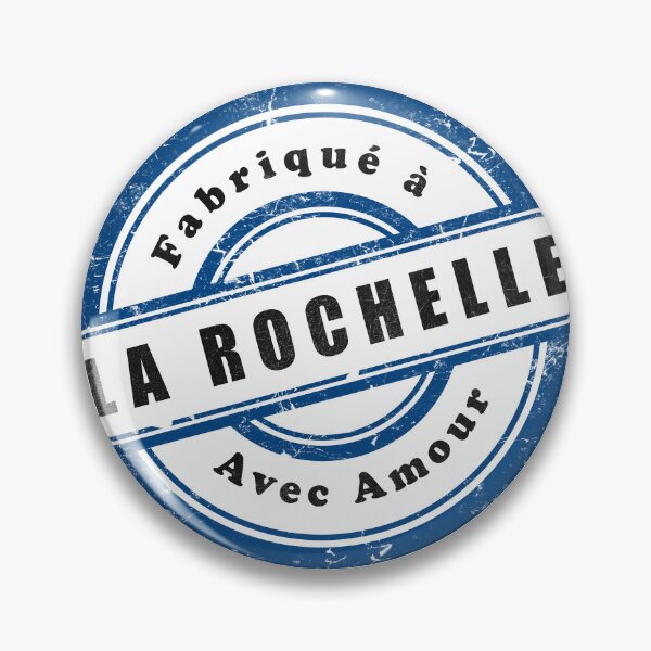 Item preview, Vintage stamp Made in La Rochelle with love designed and sold by Panneaux et signalisations - NPOITEVIN.