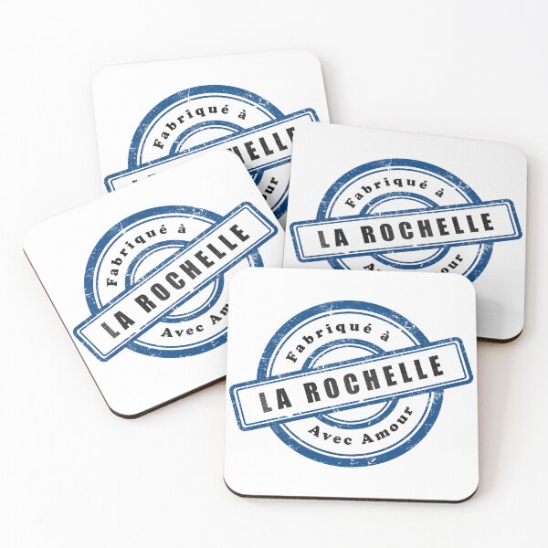 Item preview, Vintage stamp Made in La Rochelle with love designed and sold by Panneaux et signalisations - NPOITEVIN.