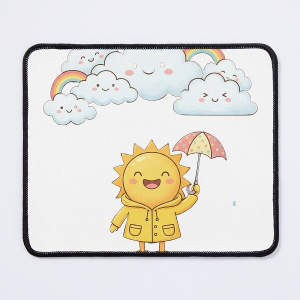 Item preview, Sun in a Raincoat | Weather Whimsy designed and sold by Tee-Tribu.