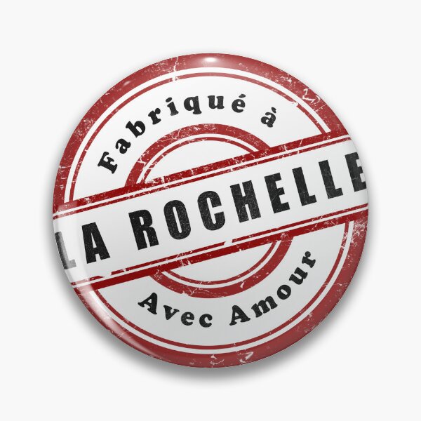Item preview, Vintage stamp Made in La Rochelle with love designed and sold by Panneaux et signalisations - NPOITEVIN.