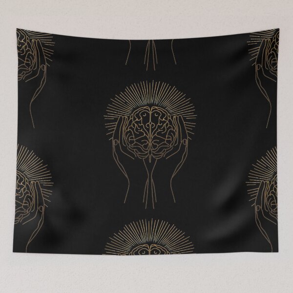 Item preview, Radiant Mind - Mental Health & Psychology Line Art designed and sold by MouradStudio.