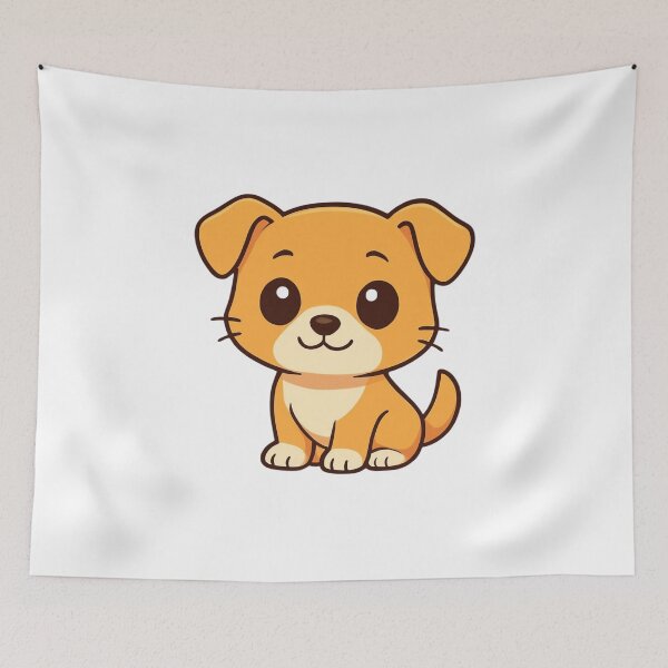 Item preview,  Cute little dog in anime style designed and sold by PeterskyDesign.