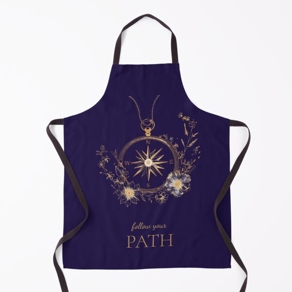 Item preview, Follow Your Path Compass Floral Design, Spiritual Direction Art, Boho Botanical Compass Illustration, Minimalist Line Art Aesthetic designed and sold by innerfaith.