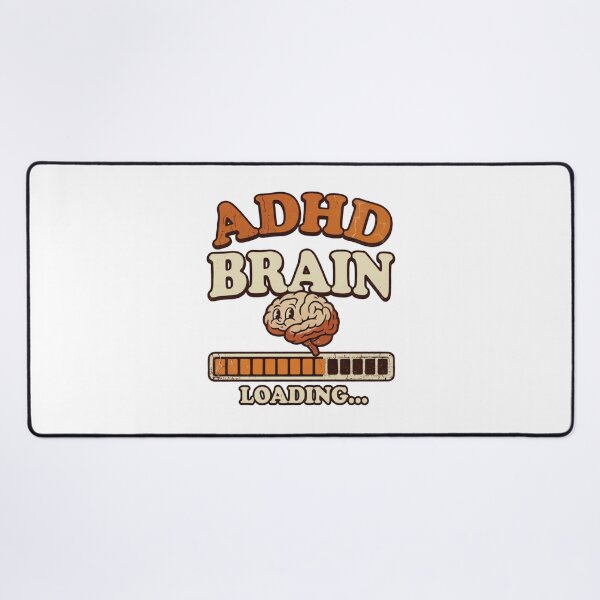 Item preview, ADHD Brain Loading Vintage Retro T-Shirt Design designed and sold by urbinet.