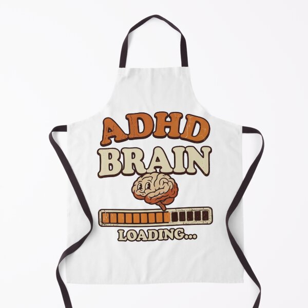 Item preview, ADHD Brain Loading Vintage Retro T-Shirt Design designed and sold by urbinet.