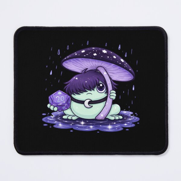Item preview, Emo goth frog holding D20 dice designed and sold by BritishDelights.