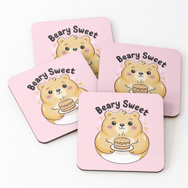Item preview, Beary Sweet Kawaii Bear Pun designed and sold by MJ ART.