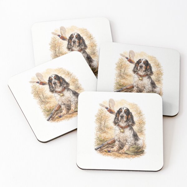 Item preview, My Setter is the Boss – English Setter Hunting Dog Watercolor Art designed and sold by TammyHunterArt.