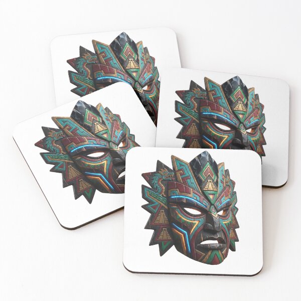 Item preview, Tribal Mask | Mesoamerican Echoes designed and sold by Tee-Tribu.