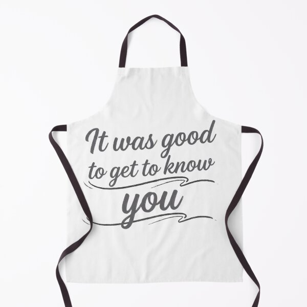 Item preview, "It Was Good To Get To Know You - Minimalist Hand-Lettered Farewell" designed and sold by RS-Globalist-.