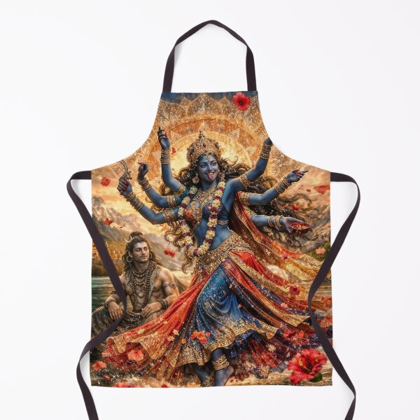 Item preview, The Red Dance of Time, Goddess Kali and Lord Shiva designed and sold by AliceWhiteDF.