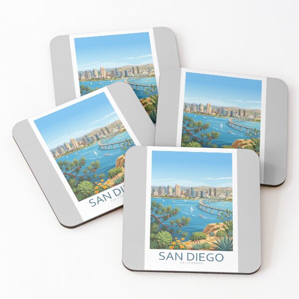 Item preview, San Diego California - Travel art designed and sold by Marciolini.