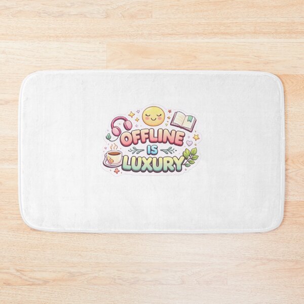 Item preview, Offline Is Luxury – Cute Aesthetic Digital Detox Sticker | Cozy Self Care Vibes designed and sold by Dasts Cart.