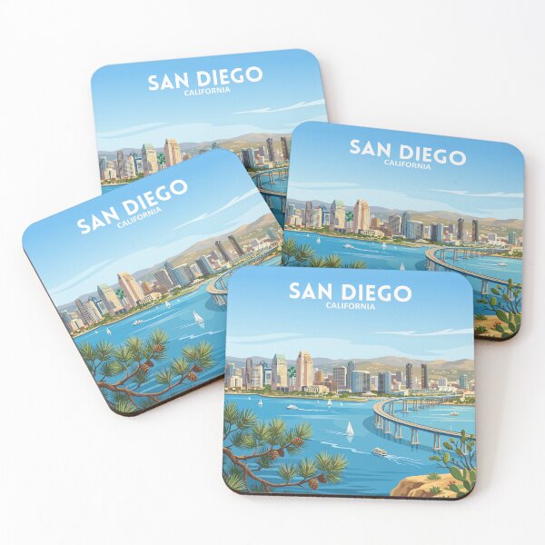 Item preview, San Diego California - Travel Art designed and sold by Marciolini.