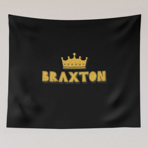 Item preview, Braxton Personalized Name With Crown - Cool & Funny Custom Gift for Men and Boys designed and sold by Oussinc.