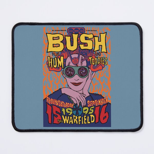 Item preview, Bush - Warfield 1995 Psychedelic Show: British Grunge on Fire designed and sold by rockfanatic.