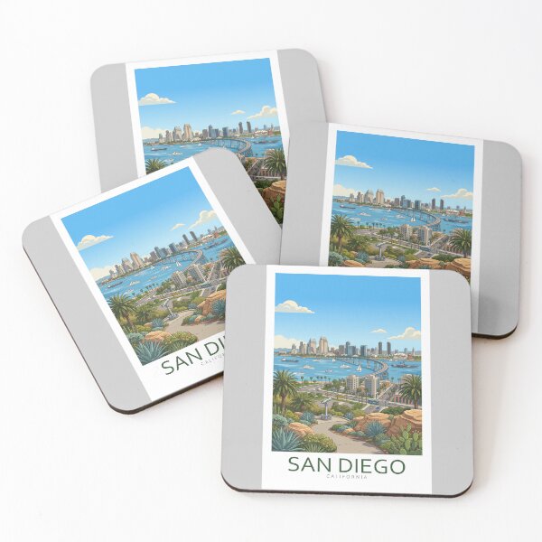 Item preview, San Diego California - Travel art designed and sold by Marciolini.