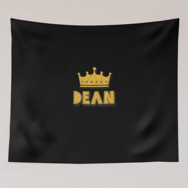 Item preview, Dean Personalized Name With Crown - Cool & Funny Custom Gift for Men and Boys designed and sold by Oussinc.