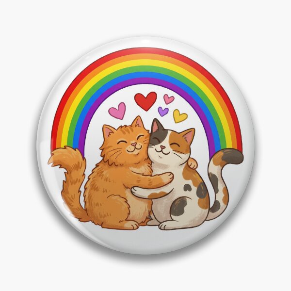 Item preview, Cat Love Rainbow | Relationship Cute designed and sold by Tee-Tribu.