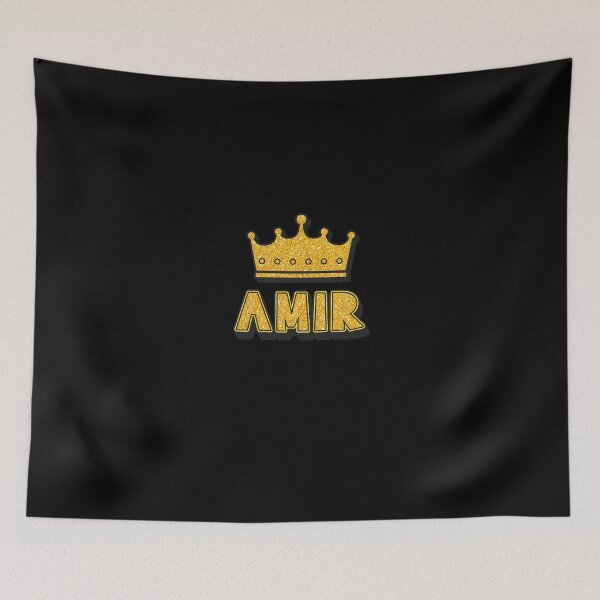 Item preview, Amir Personalized Name With Crown - Cool & Funny Custom Gift for Men and Boys designed and sold by Oussinc.