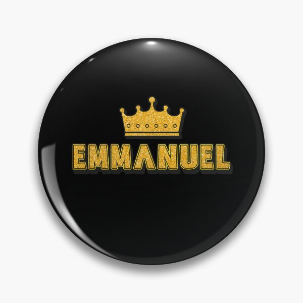 Item preview, Emmanuel Personalized Name With Crown - Cool & Funny Custom Gift for Men and Boys designed and sold by Oussinc.