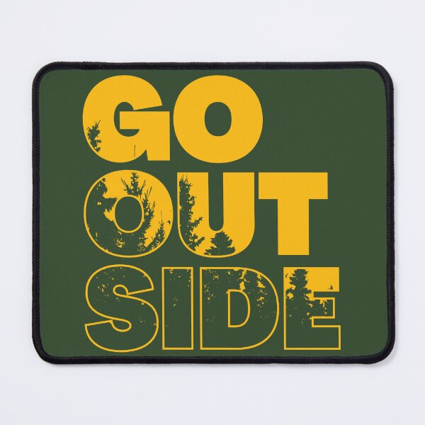 Item preview, Go Outside | Outdoor Adventure Typography | Nature Lover designed and sold by Paty S Lima.